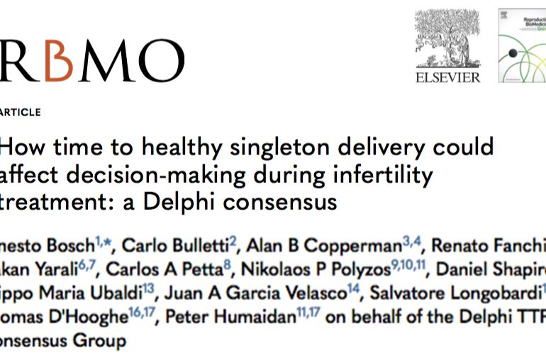 How time to healthy singleton delivery could affect decision-making during infertility treatment: a Delphi consensus